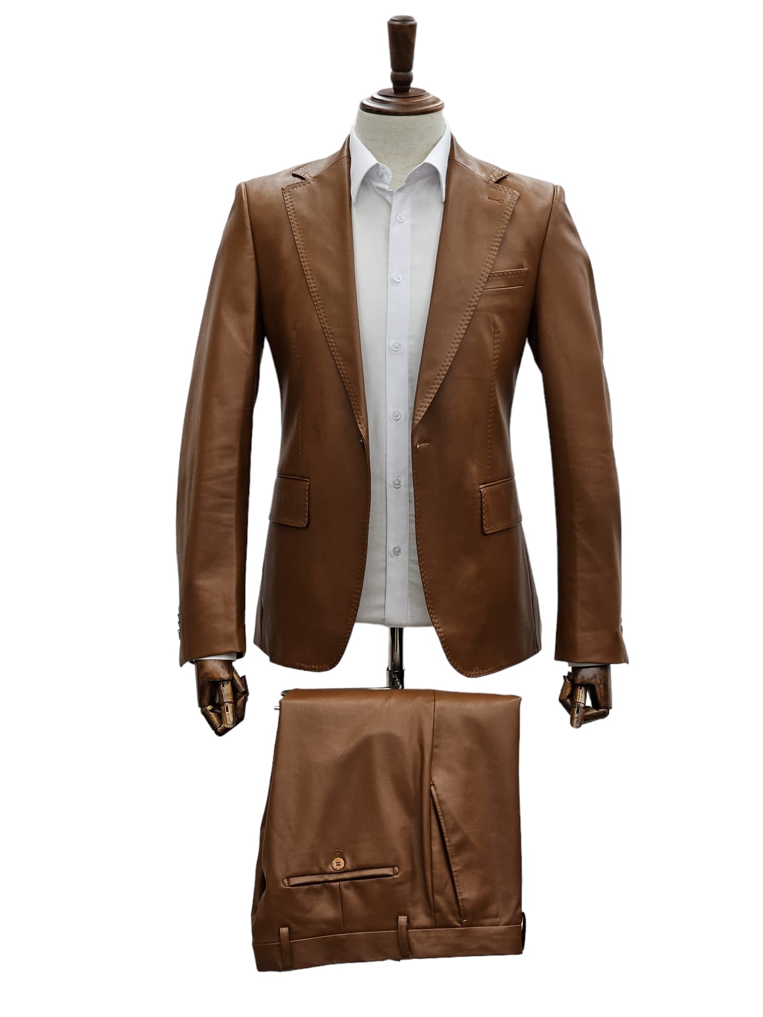 Genuine Python Snakeskin Black Leather Suit Jacket | Svanlund Design