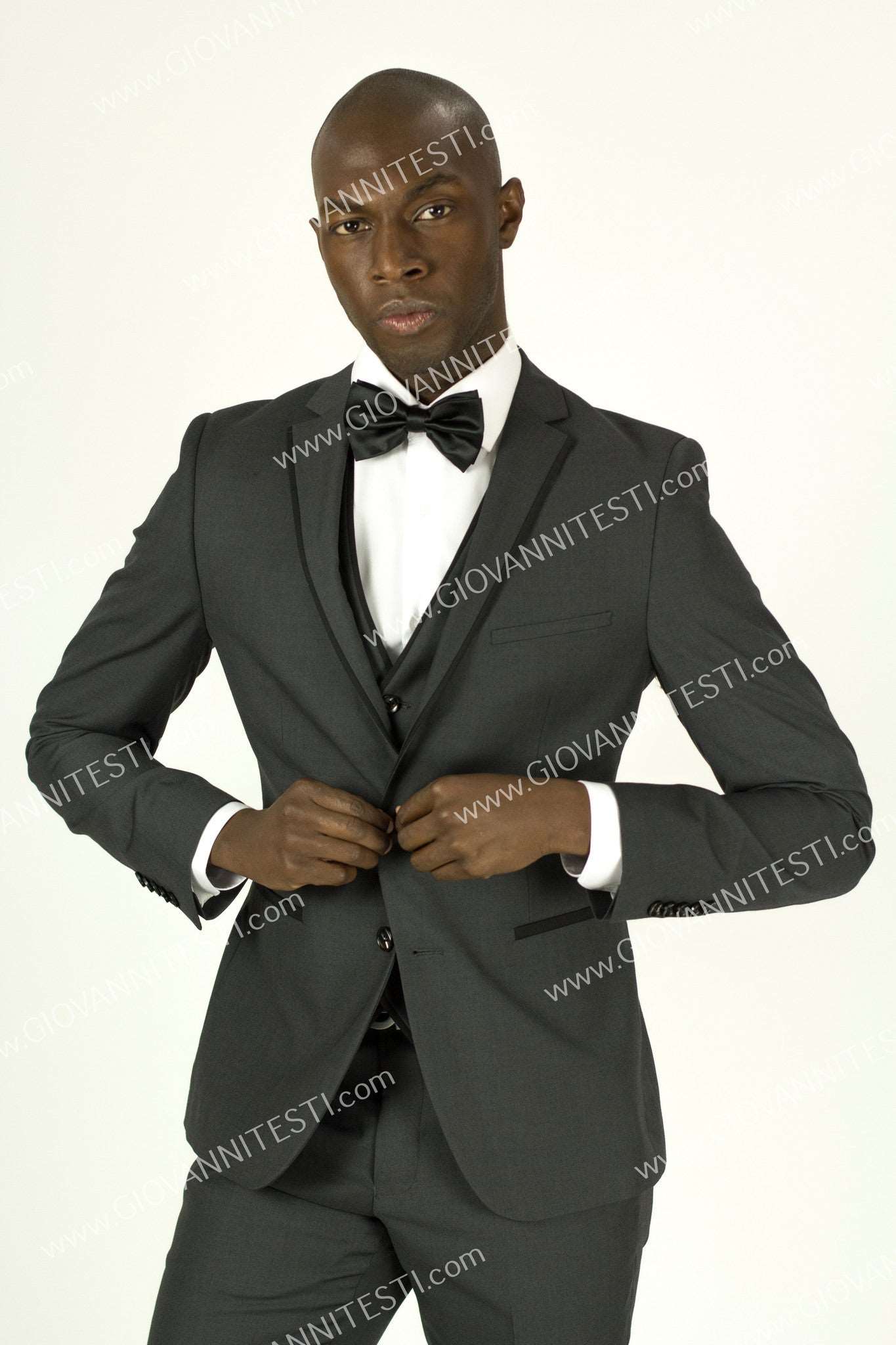 Charcoal slim fit on sale suit